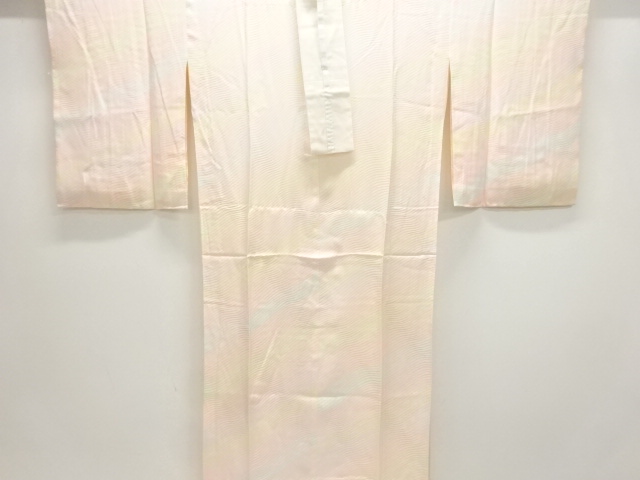 斜め縞模様単衣長襦袢